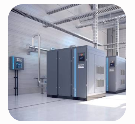 Atlas Copco Industrial Rotary Screw Air Compressors