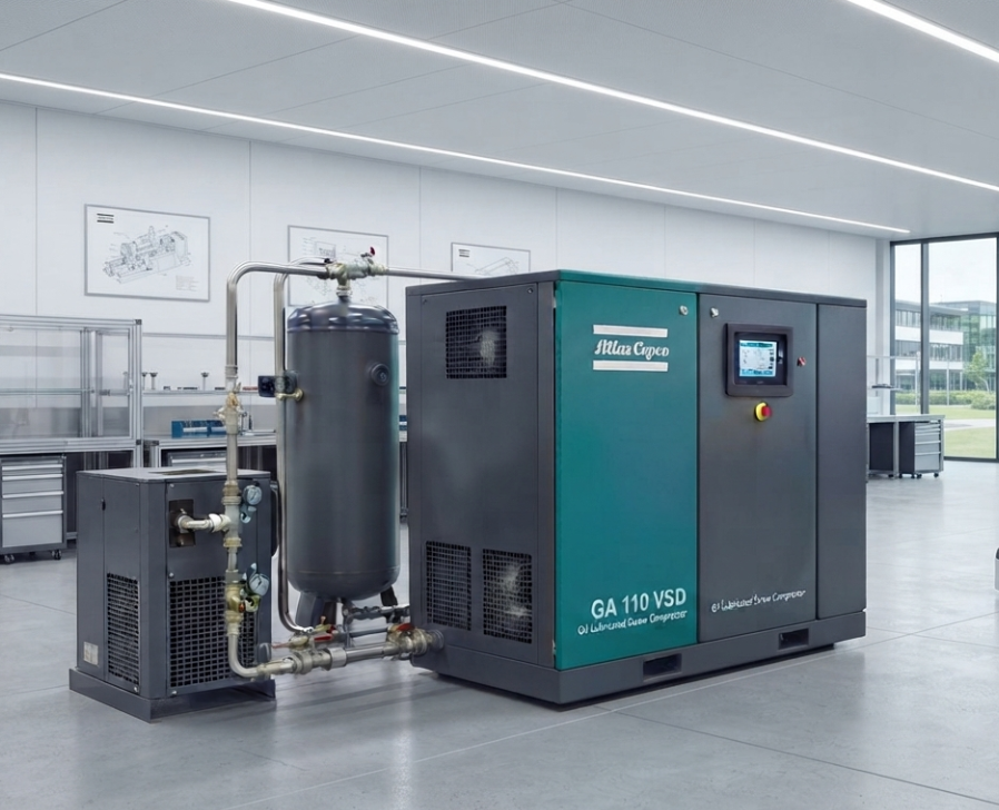 Atlas Copco Industrial GA FLX Air Compressor